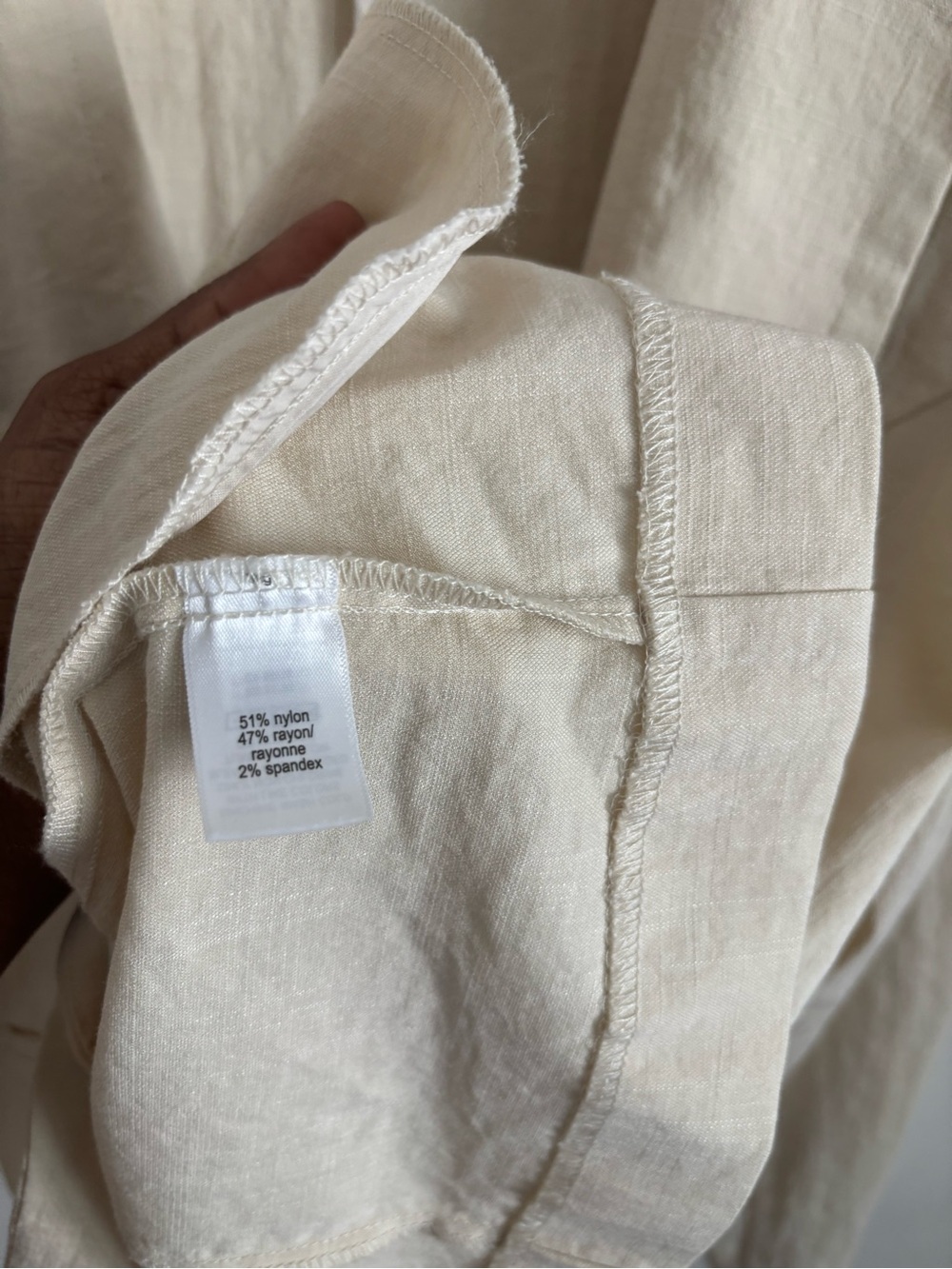 Maurices Blazer Seamed open-front single button 2X Cream Office Workwear - Picture 3 of 5